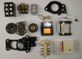 Examples of insert molding (medium-sized parts)